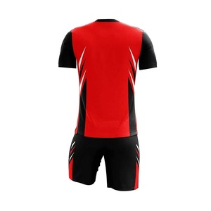 Maillots de football personnalisés en gros, uniformes de football 100% polyester anti-humidité, nom d'équipe personnalisé - Product Image 4