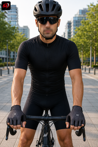 Half <b>Finger</b> Cycling Gloves Honeycomb Silicone Grip Anti Slip Breathable <b>Bike</b> Gloves Wholesale OEM Custom Logo - Product Image 6