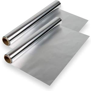 Rouleau de papier aluminium de cuisine de qualité supérieure 20M 30M 40M, épaisseur 11 microns, qualité alimentaire, pour cuisson et pâtisserie domestiques - Product Image 2