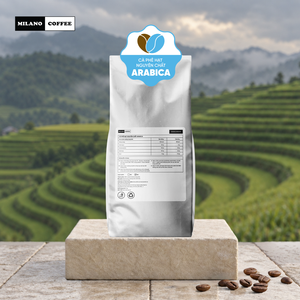 Granos de café Espresso arábigo de alta calidad, sabores amargos, embalaje OEM de marca vietnamita, precio adecuado - Product Image 2