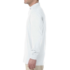 Wholesale 100% Polyester Breathable Eco-Friendly Casual Jersey Solid Long Sleeve Men's Shirts Custom Logo <b>Printing</b> Embroidery - Product Image 2
