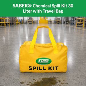 Kit de Réponse aux Déversements Chimiques 30L avec Sac de Transport – Kit Portable pour le Contrôle des Déversements Industriels - Product Image 3
