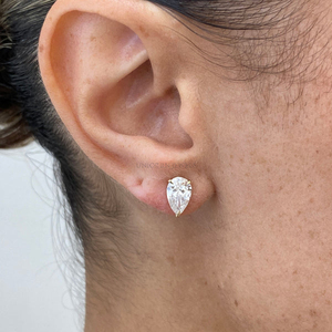 Ethical Lab Grown Diamond Earrings IGI 10k 14k 18k Gold Daily Wear Jewelry High Quality <b>Stones</b> Yellow Rose White Gold Fast Ships - Product Image 4