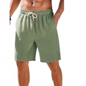 Pantalones Cortos Deportivos para Hombre, de Verano, de Poliéster y Algodón, de Secado Rápido, Cintura Elástica con Cordón, Casuales, para Playa, Gimnasio, Entrenamiento, Jogging - Product Image 5