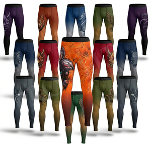 Leggings de compression toutes saisons au design tendance, haute performance pour le sport, la course et le fitness, vêtements de sport personnalisés OEM ODM - Product Image 1