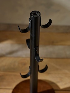 Modern Metal <b>Mug</b> <b>Tree</b> Holder Stand With Six Hooks And Wooden Round Base Freestanding Coffee Cup Hanging Storage Rack Kitchen Use - Product Image 5