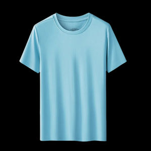 T-shirt d'été à manches courtes pour homme, 94% modal, 6% élasthanne, col rond, couleur unie, sous-vêtements décontractés, marque de vêtements pour homme de haute qualité, nouveauté - Product Image 5