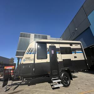 Caravane pliante légère et moderne de type mini tout-terrain 4x4, conforme aux normes australiennes, en acier inoxydable, avec éclairage LED - Product Image 2