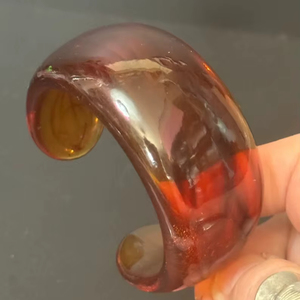 Handmade Resin Round Bangles 3 pcs set Fashion Party Style Wedding & Holiday Gift - Product Image 1