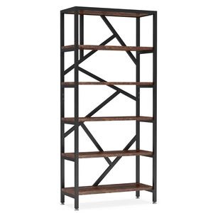 Libreria Industriale Etagere con 6 Ripiani, Scaffale Espositivo, Librerie e Scaffalature - Product Image 4