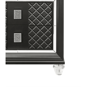 Comodino Sawyer in finitura grigio metallizzato - Product Image 2