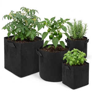 FlyingBy 5-Gallon Non-Woven Fabric Grow <b>Bags</b> with Handles for Growing Crops-Cheap - Product Image 2