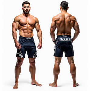Shorts de combat MMA personnalisés extensibles, shorts de grappling BJJ sublimés pour hommes - Équipement d'entraînement d'arts martiaux en gros - Product Image 3