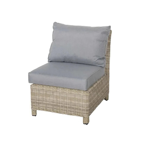 Conjunto de Sofá Esquinero de Ratán Premium para Exteriores con Mesa de Chimenea de Gas y Otomana para Jardín, Patio y Resort de Hotel de Lujo - Product Image 6