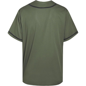 Camiseta de Béisbol Personalizada Verde Oliva de Alta Calidad, Tejido Transpirable de Alto Rendimiento, Uniforme de Equipo - Product Image 2