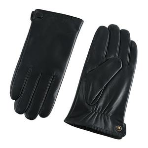 Women Black Sheepskin Leather Breathable <b>Touch</b> <b>Screen</b> <b>Gloves</b> for Outdoor Casual Daily Use Winter Warmers - Product Image 1