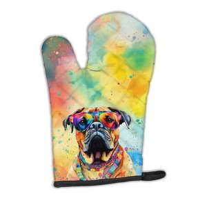 Bullmastiff Hippie Dawg gant de four épais gant de cuisine résistant à la chaleur pour protéger les mains cuisson cuisson four chaud Compatible - Product Image 1