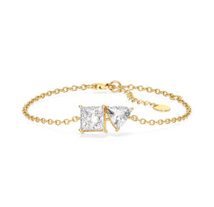 Pulsera de cadena con diamantes cultivados en laboratorio REYES Custom CVD, oro blanco de 14K/18K, 3.2CT, diamante certificado por IGI, regalo de boda para ella. - Product Image 6