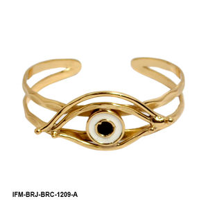 Pulsera de latón martillado hecha a mano con esmalte blanco y negro, banda de doble alambre ajustable y acabado resistente al deslustre. - Product Image 6