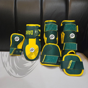 Ensemble de protection de qualité supérieure Trqsons Special Banana Green pour batsman, fabriqué avec du mesh et du cuir de haute qualité - Product Image 1