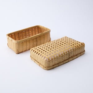 Bento lunch box for kids hand weave bamboo tiffin food storage container <b>cheap</b> cost storage <b>boxes</b> - Product Image 6