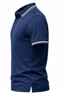 เสื้อโปโลผู้ชายแบบสปอร์ต ราคาส่งจากโรงงาน รับผลิตตามแบบ OEM - Product Image 5