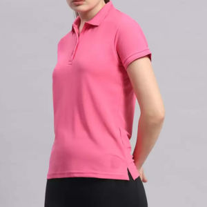 Camiseta Polo Transpirable Nueva para Mujer, Camiseta Polo Informal de Manga Corta, Top Ajustado, Camisetas Polo de Talla Grande para Mujer, Servicio OEM de Algodón - Product Image 5