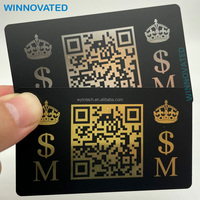 Machine de marquage laser en promotion pour cartes de visite métalliques découpées au laser