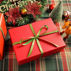 20 Rollos de Cinta de Grosgrain Navideña Estampada de 100 Yardas y 3/8 Pulgadas para Envolver Regalos y Decoraciones Festivas - Product Image 3