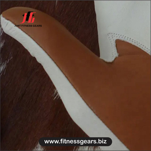 Gants de sport JUST FITNESS GEARS en cuir de mouton Cabretta de qualité supérieure, avec poignées, sangle de poignet réglable et fermeture auto-agrippante, légers - Product Image 6