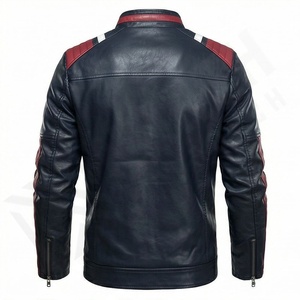Veste de moto en cuir véritable pour homme de qualité supérieure, nouvelle arrivée, vestes de moto d'hiver, protections amovibles, personnalisables - Product Image 2