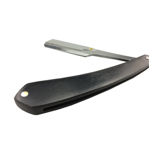 Wood Handle Straight <b>Razor</b> Stainless Steel Blade Single Blade For Face Shaving Smooth & Comfortable Professional - Product Image 6