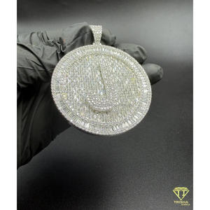 Pendentif Alphabet Premium avec Diamant Moissanite VVS et Finition en Argent Sterling 925 - Product Image 2