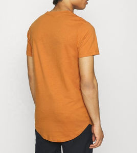 เสื้อยืดผู้ชายไซส์ใหญ่ สไตล์ลำลอง คุณภาพสูง ทรงบ็อกซี่ สีพื้น รับสกรีนโลโก้ ผ้าฝ้าย 100% - Product Image 2