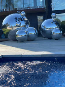 Globe miroir géant de haute qualité 2026 en PVC gonflable, décoration, grand ballon brillant pour les fêtes, publicité gonflable d'usine - Product Image 5