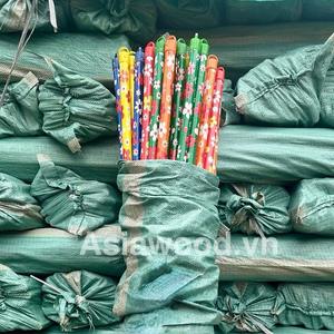 Manche de balai en bois en vrac direct d'usine tête en PVC à poils marqués maison nettoyage vadrouilles bâton pelle à poussière ensemble sac à usage domestique emballé bas - Product Image 4