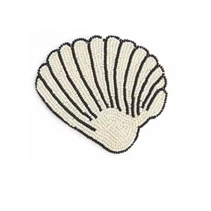 Sous-verres perlés design artistique avec base antidérapante, accessoire de table de luxe pour la décoration de cuisine, tapis et coussinets - Product Image 2