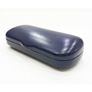 กล่องใส่แว่นตาทรงสี่เหลี่ยมผืนผ้าสีน้ำเงินเข้มแบบแข็งเรียบง่าย - Product Image 1