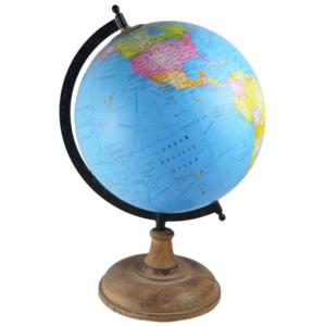 ลูกโลกตั้งโต๊ะพร้อมฐานโลหะ ราคาขายส่ง ของตกแต่งบ้าน ลูกโลกโลหะพร้อมฐานโลหะ รุ่นจำลองโลก ลูกโลกโลกจำลองที่มีเอกลักษณ์ - Product Image 3