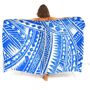 Puletasi Samoano Tradicional Personalizado con Estampado Polinesio Lava Lava en Rayón Suave Premium, Venta al por Mayor de Fábrica Sialkot - Product Image 4