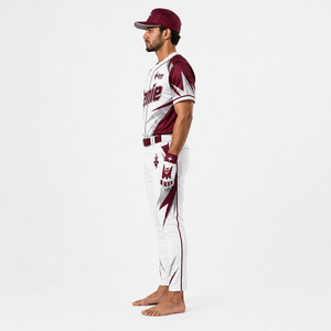 Confianza y libertad de movimiento durante todo el tiempo. Uniforme de béisbol transpirable hecho con materiales ligeros que garantizan comodidad. - Product Image 3