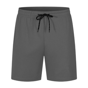Shorts d'été décontractés pour hommes, nouveaux shorts en satin tissé de couleur unie, pantalons de fitness pour hommes, shorts respirants avec cordon de serrage - Product Image 3