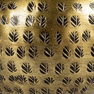 Contenedor de remate de conejo de Metal martillado Acabado de latón Estilo de granja/cabaña Diseño caprichoso para encimera de cocina Mesa de centro - Product Image 6