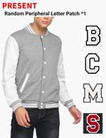 Blouson aviateur en cuir violet pour homme avec bordure blanche, boutons sur le devant, coupe classique, à capuche, pour l'hiver