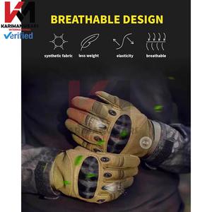 Guantes de Paintball con Protección Completa para los Dedos, Resistentes a Impactos, Antideslizantes en la Palma, Malla Transpirable en la Parte Posterior, Muñequera Ajustable - Product Image 6