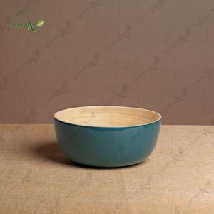 Tazones de Bambú Hechos a Mano, Ecológicos, Clásicos, Personalizados, Ligeros, Desechables, No Tóxicos, para Uso Doméstico y Fiestas - Product Image 6