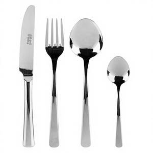 Ensemble de couverts en acier inoxydable de style américain, finition mate, fabriqué en Inde, pour mariage, durable, en métal, best-seller BS - Product Image 2