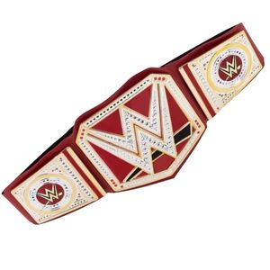 Ceinture de champion WWE rouge de qualité supérieure, design diamant, personnalisable pour les fans et les événements - Product Image 2