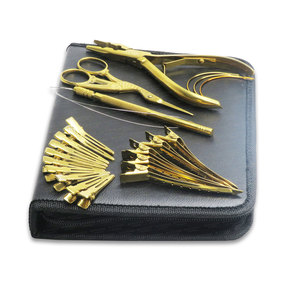 Pro Hair Extension <b>Tools</b> <b>Kit</b> Includes Nano Micro Beads Remover & Closer Plier <b>Mini</b> Scissor Micro Link Extension Loop <b>Tool</b> - Product Image 2
