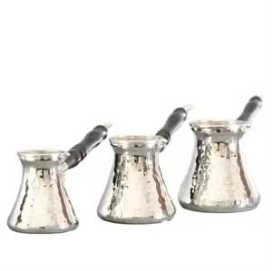 Silver Finish New Arabic Gulf Style Metal Turkish Coffee Pot Outdoor Serving <b>Tea</b> Pot for Restaurant Table Top Coffee <b>Tea</b> <b>Sets</b> - Product Image 4